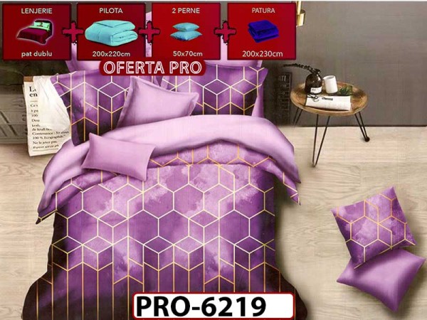 Lenjerie din finet 6 piese - PRO6219 Lenjerie din finet 6 piese - PRO6219