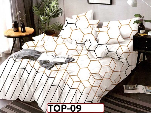 Lenjerie din finet 4 piese o persoana Cod - TOP09 Lenjerie din finet 4 piese o persoana Cod - TOP09