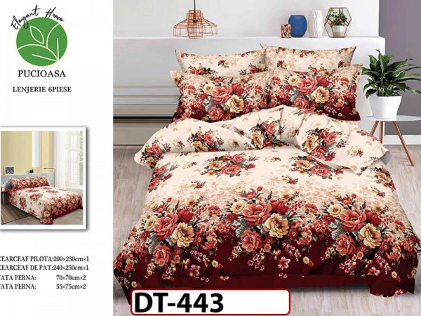 Lenjerie din Finet 6 piese - DT443 Lenjerie din Finet 6 piese - DT443