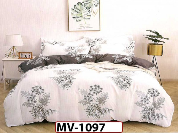 Lenjerie din bumbac Satinat 4 piese Casa New Concept - MV1097 Lenjerie din bumbac Satinat 4 piese Casa New Concept - MV1097