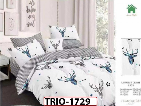 Lenjerie din finet 6 piese - TRIO1729 Lenjerie din finet 6 piese - TRIO1729