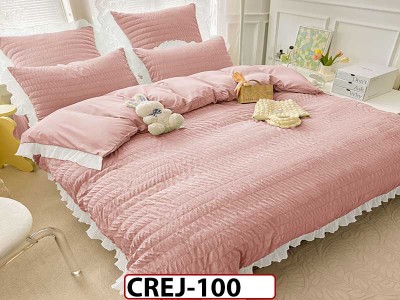 Lenjerie din Finet 6 piese Creponata - CREJ100 Lenjerie din Finet 6 piese Creponata - CREJ100