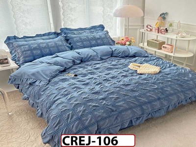 Lenjerie din Finet 6 piese Creponata - CREJ106 Lenjerie din Finet 6 piese Creponata - CREJ106
