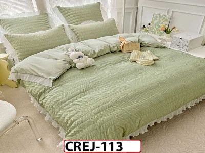 Lenjerie din Finet 6 piese Creponata - CREJ113 Lenjerie din Finet 6 piese Creponata - CREJ113