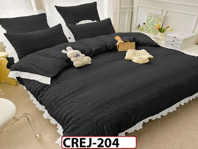 Lenjerie din Finet 6 piese Creponata - CREJ204 Lenjerie din Finet 6 piese Creponata - CREJ204