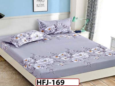 Husa de Pat din Finet + 2 Fete de Perne - Saltea 180x200 - Pat 2 Persoane - HFJ169 Husa de Pat din Finet + 2 Fete de Perne - Saltea 180x200 - Pat 2 Persoane - HFJ169