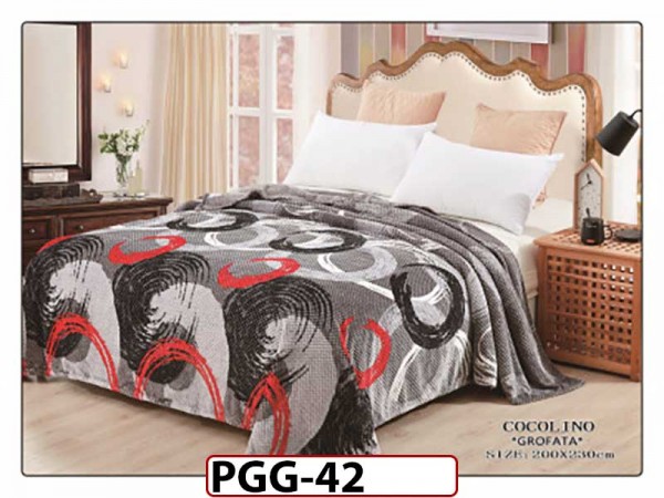 Patura Pufoasa Cocolino Grofata pentru pat dublu PGG42 Patura Pufoasa Cocolino Grofata pentru pat dublu PGG42