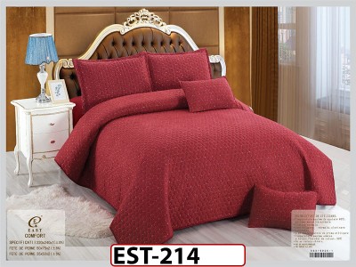 Cuvertura UNI cu 5 piese din BUMBAC 100% - EST214 Cuvertura UNI cu 5 piese din BUMBAC 100% - EST214
