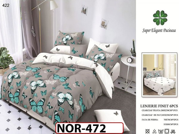 Lenjerie din finet 6 piese - NOR472 Lenjerie din finet 6 piese - NOR472