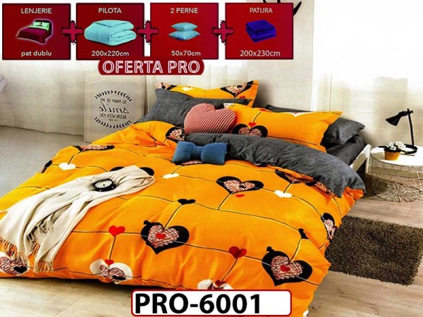 Lenjerie din finet 6 piese - PRO6001 Lenjerie din finet 6 piese - PRO6001