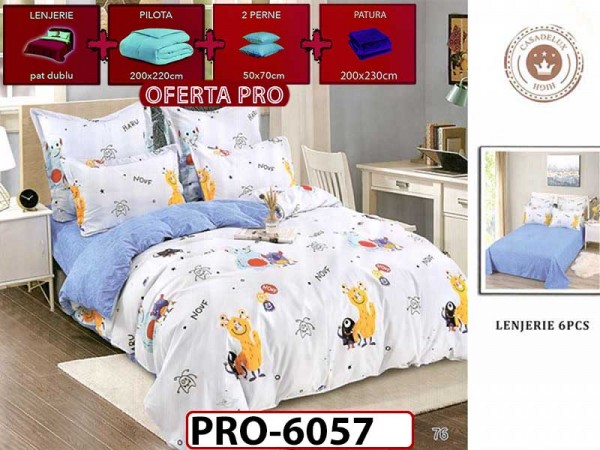 Lenjerie din finet 6 piese - PRO6057 Lenjerie din finet 6 piese - PRO6057
