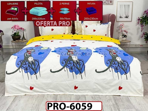 Lenjerie din finet 6 piese - PRO6059 Lenjerie din finet 6 piese - PRO6059