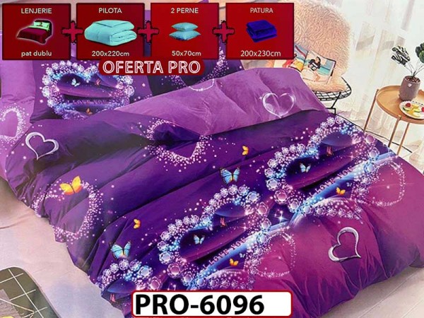 Lenjerie din finet 6 piese - PRO6096 Lenjerie din finet 6 piese - PRO6096