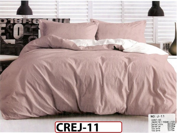 Lenjerie Creponata Policoton, 6 Piese - CREJ11 Lenjerie Creponata Policoton, 6 Piese - CREJ11