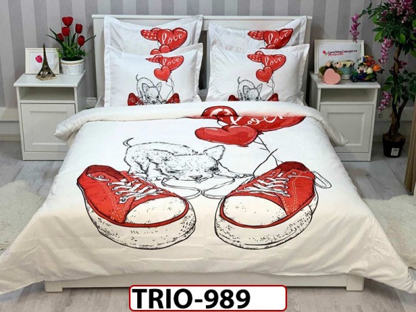 Lenjerie din finet 6 piese - TRIO989 Lenjerie din finet 6 piese - TRIO989