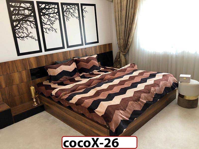 Lenjerie De Pat COCOLINO de 2 Persoane cu 4 piese - cocoX26