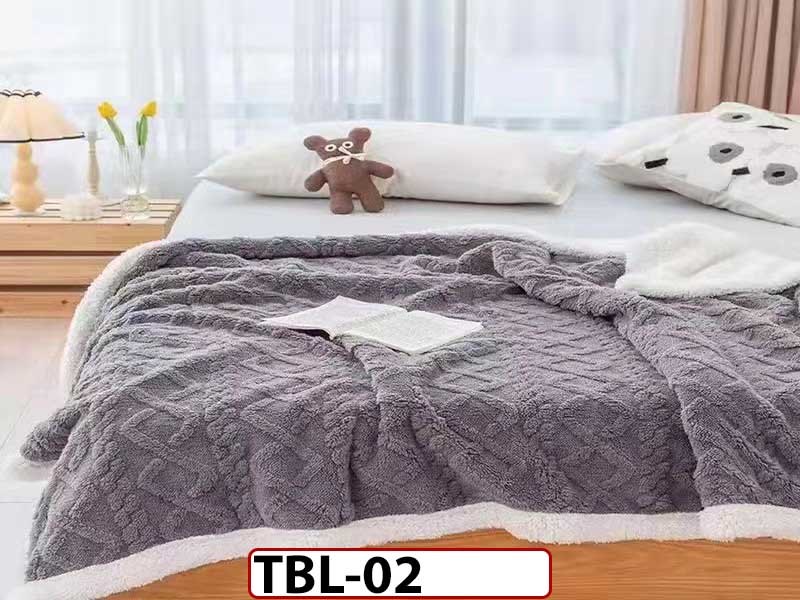 Patura Pufoasa Cocolino cu Blanita pentru pat dublu TBL02