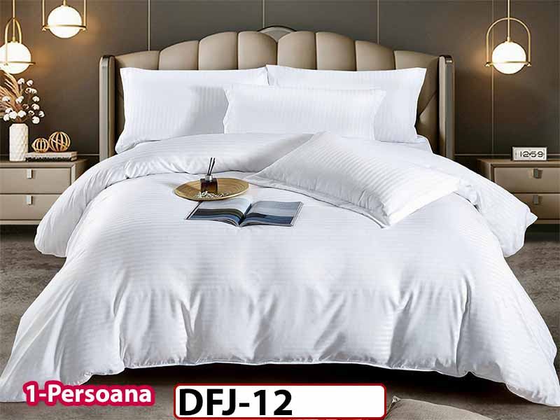 Lenjerie o persoana din Damasc Finetat 4 piese - DFJ12
