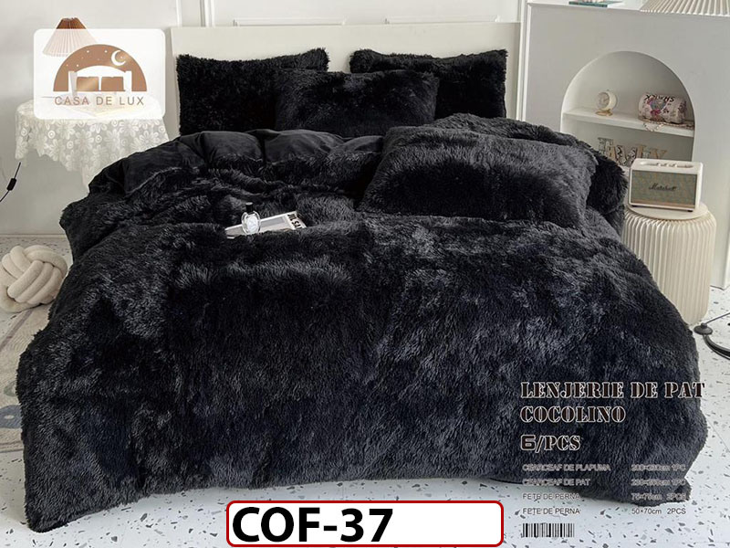 Lenjerie Cocolino Fluffy Pufoasa cu 6 piese - COF37