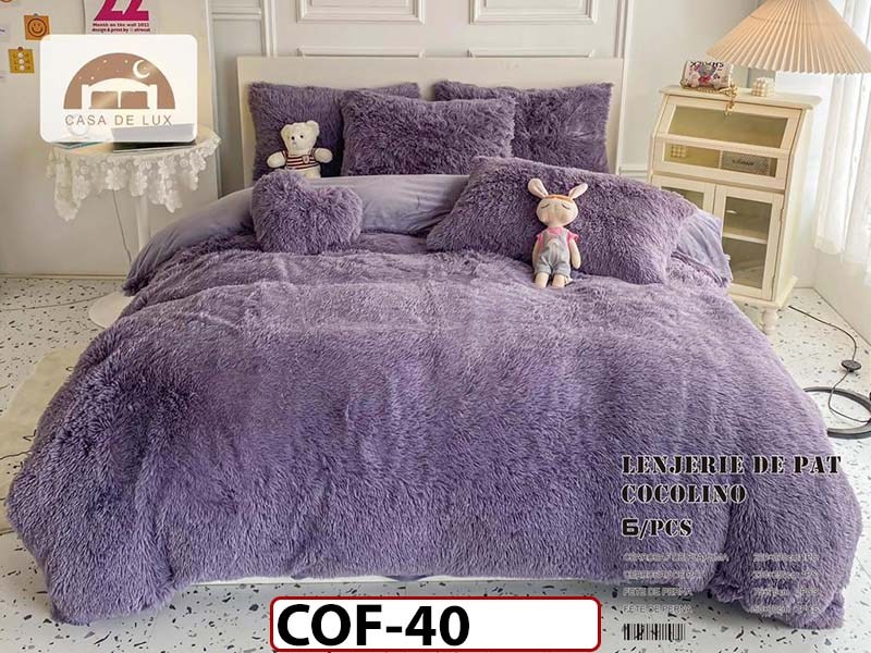 Lenjerie Cocolino Fluffy Pufoasa cu 6 piese - COF40