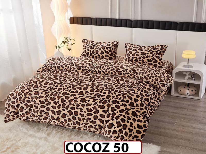 Lenjerie De Pat COCOLINO de 2 Persoane cu 4 piese - COCOZ50