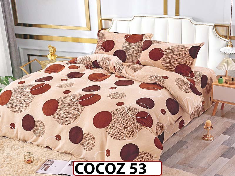 Lenjerie De Pat COCOLINO de 2 Persoane cu 4 piese - COCOZ53