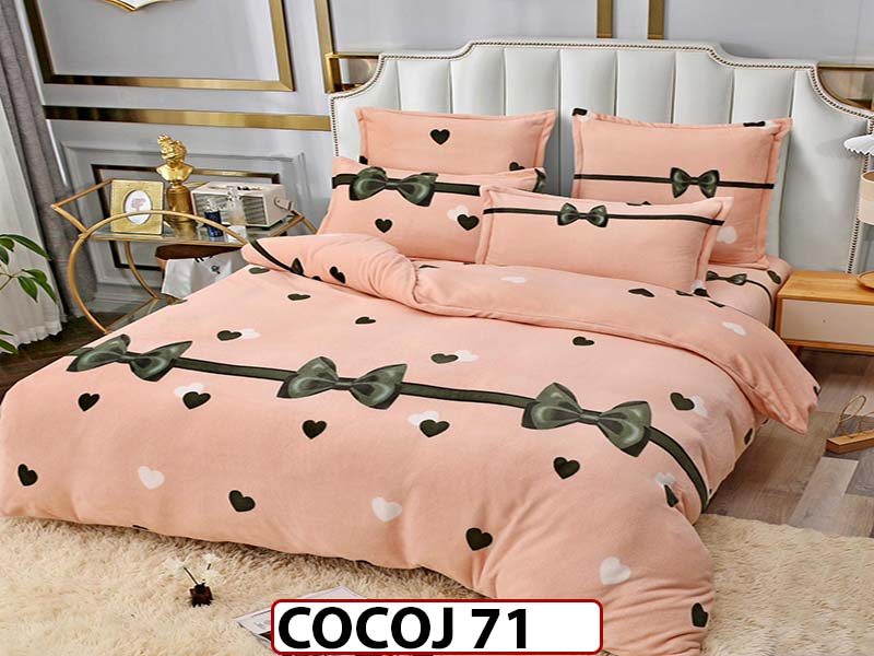 Lenjerie De Pat COCOLINO de 2 Persoane cu 6 piese - COCOJ 71