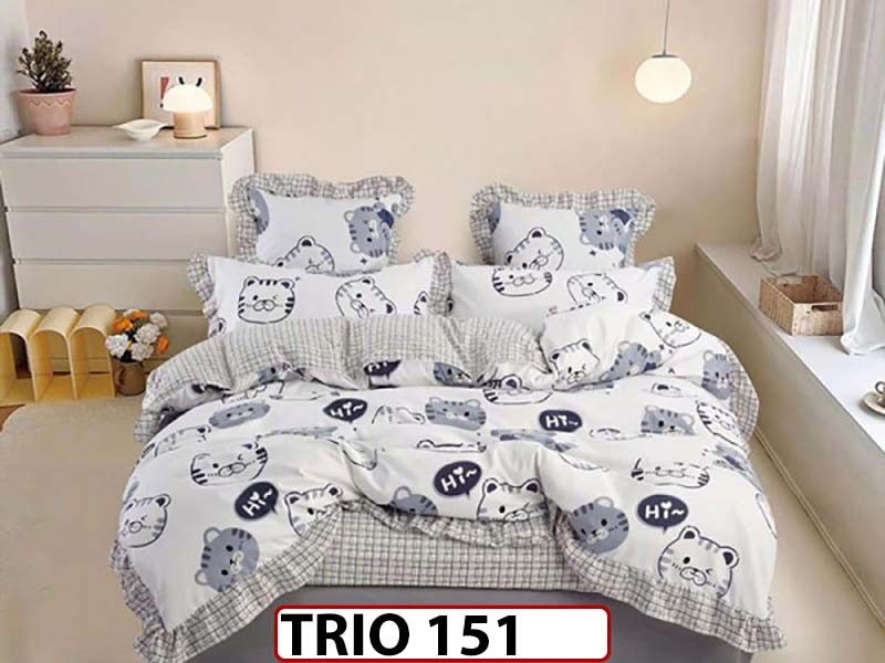 Lenjerie din finet 6 piese - TRIO151