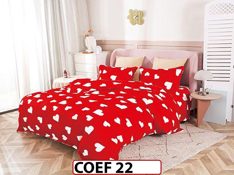 Lenjerie Cocolino cu 4 Piese pentru Doua Persoane - COEF22