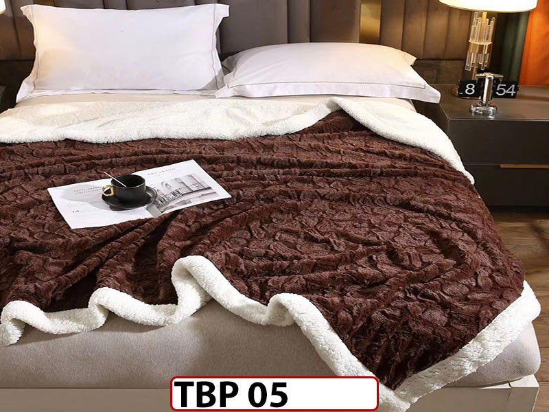 Patura Pufoasa Cocolino cu Blanita pentru pat dublu TBP05