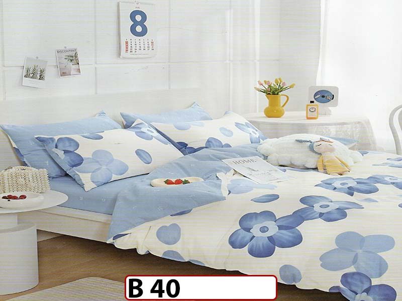 Lenjerie din bumbac 100% 4 piese CasaNewConcept - B40