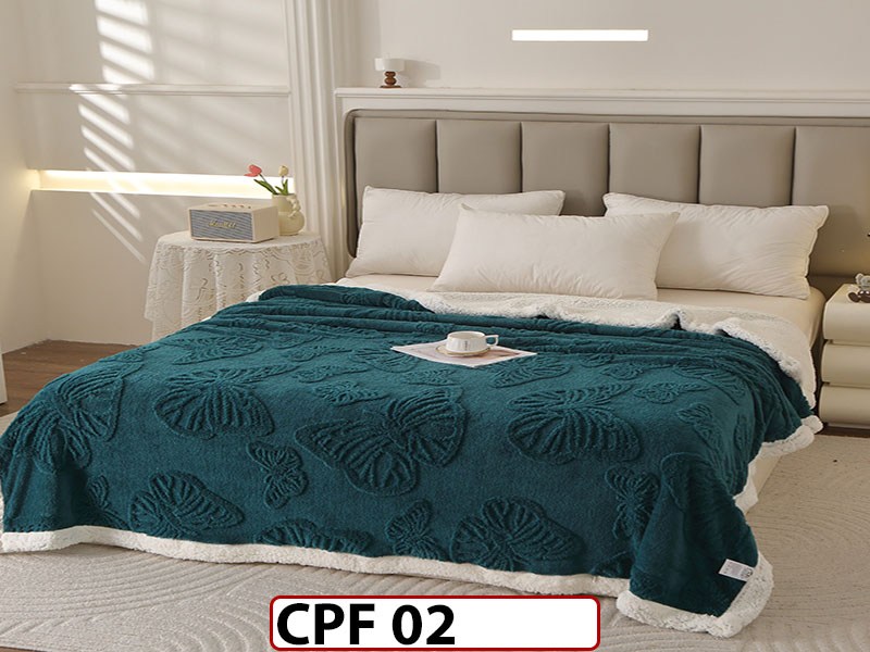 Patura Pufoasa Cocolino cu Blanita cu Fermoar CPF02
