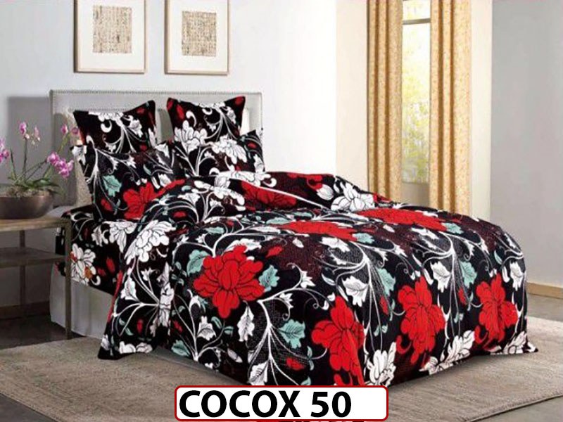 Lenjerie De Pat COCOLINO de 2 Persoane cu 4 piese - cocoX50