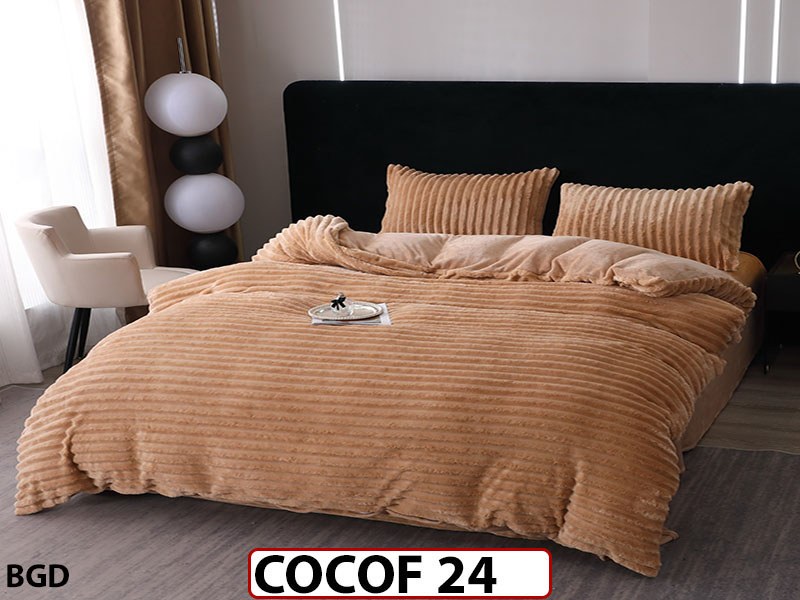 Lenjerie De Pat Cocolino de 2 Persoane cu 4 piese - COCOF24