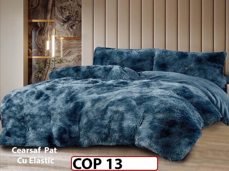 Lenjerie Cocolino Fluffy Pufoasa Cearsaf cu Elastic din 4 piese - COP13