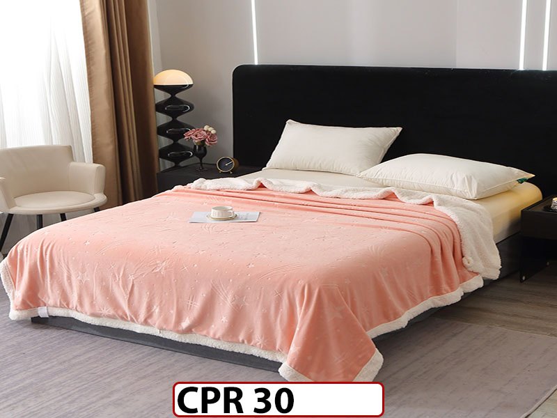 Patura Pufoasa Cocolino cu Blanita cu Fermoar CPR30