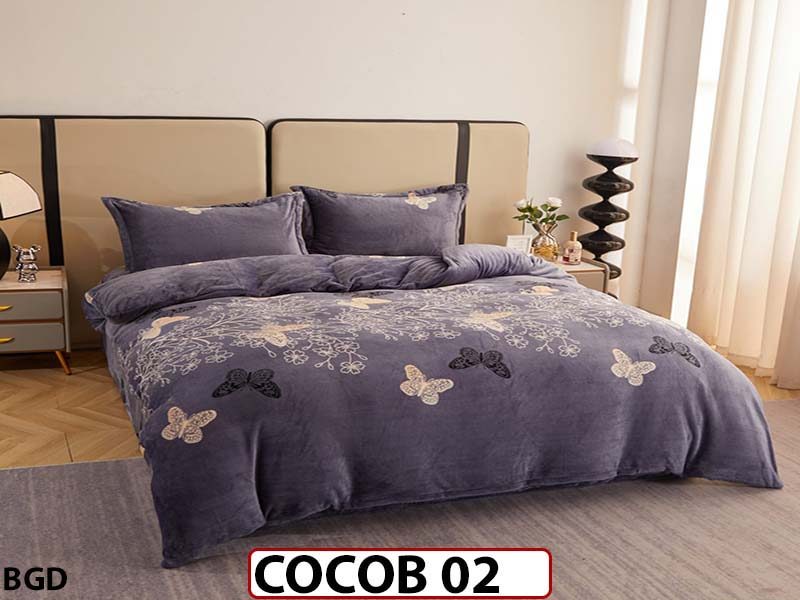 Lenjerie De Pat Cocolino de 2 Persoane cu 4 piese - COCOB02