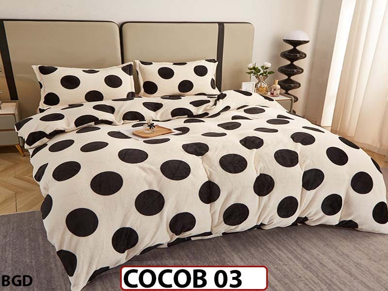 Lenjerie De Pat Cocolino de 2 Persoane cu 4 piese - COCOB03