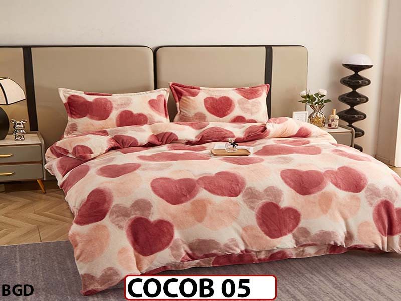 Lenjerie De Pat Cocolino de 2 Persoane cu 4 piese - COCOB05