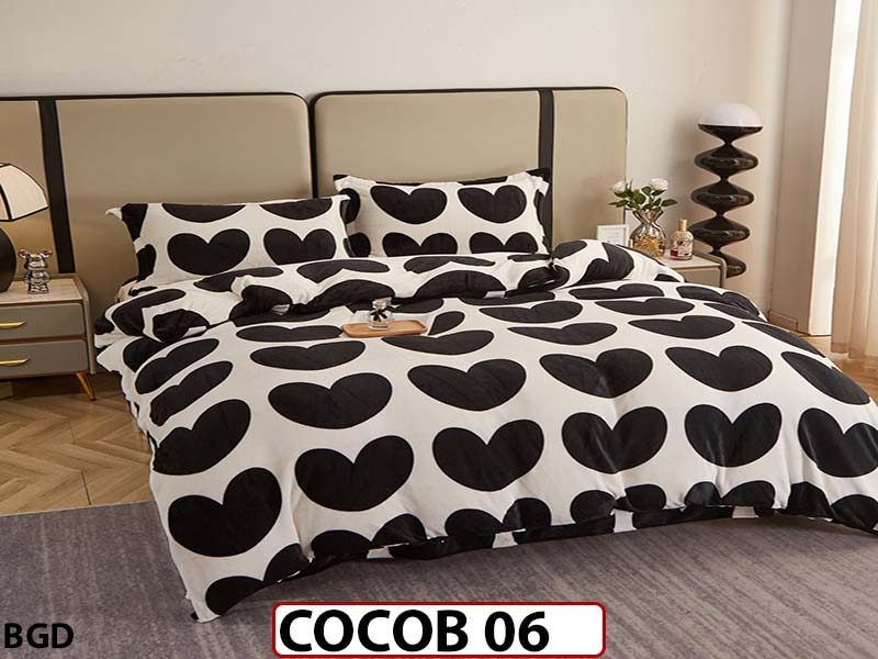 Lenjerie De Pat Cocolino de 2 Persoane cu 4 piese - COCOB06