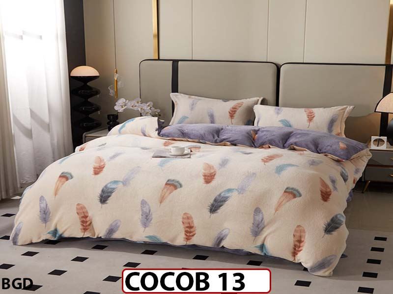 Lenjerie De Pat Cocolino de 2 Persoane cu 4 piese - COCOB13