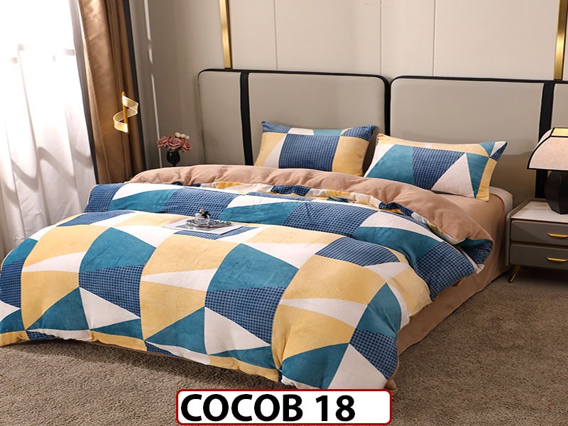 Lenjerie De Pat Cocolino de 2 Persoane cu 4 piese - COCOB18