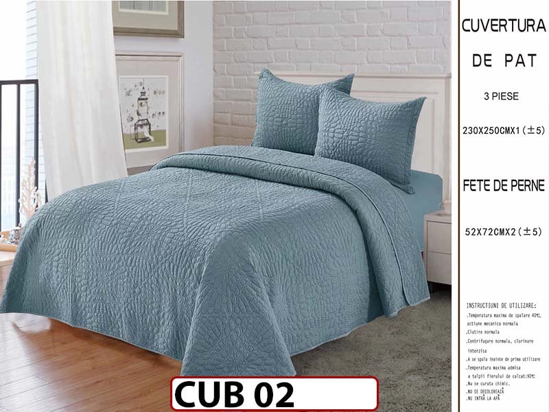 Cuvertura cu 3 piese din In - CUB02