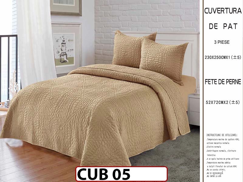 Cuvertura cu 3 piese din In - CUB05
