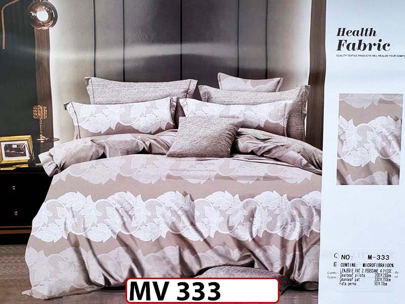 Lenjerie din bumbac Satinat 4 piese Casa New Concept - MV333