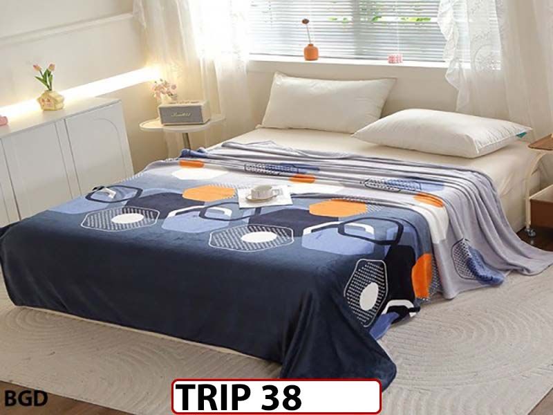 Patura Pufoasa Cocolino pentru pat dublu TRIP38