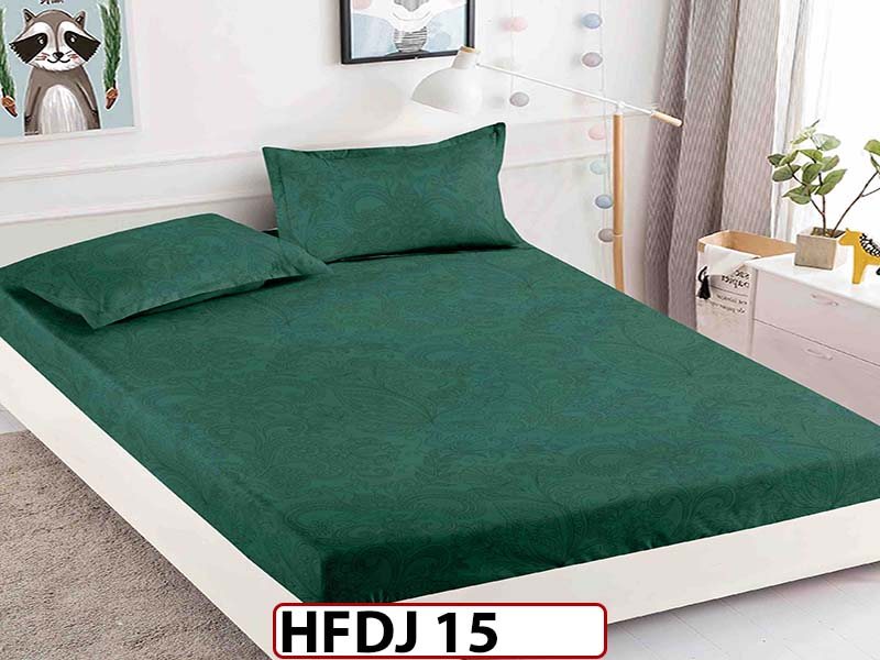 Husa de Pat din Finet + 2 Fete de Perne - Saltea 90x200  - HFDJ15