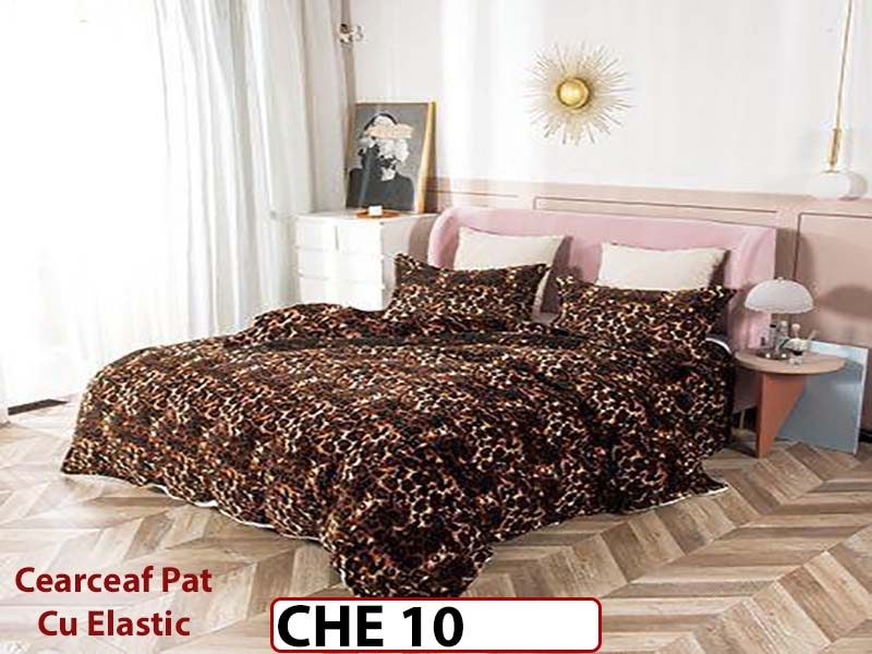Lenjerie  cocolino  4 piese cu Cearceaf Elastic - CHE10