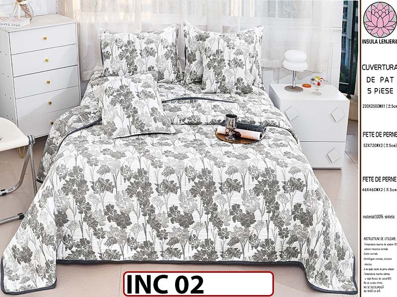 Cuvertura cu 5 piese din In - INC02