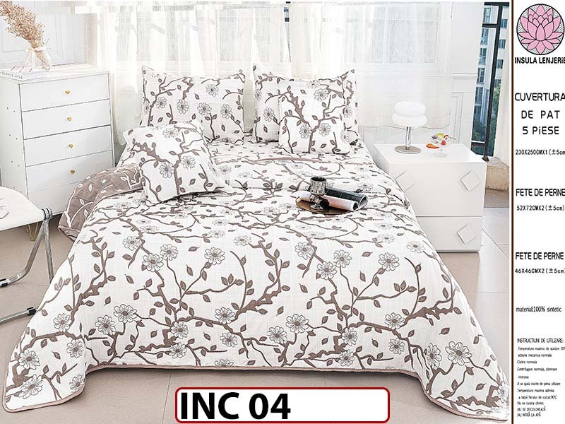 Cuvertura cu 5 piese din In - INC04